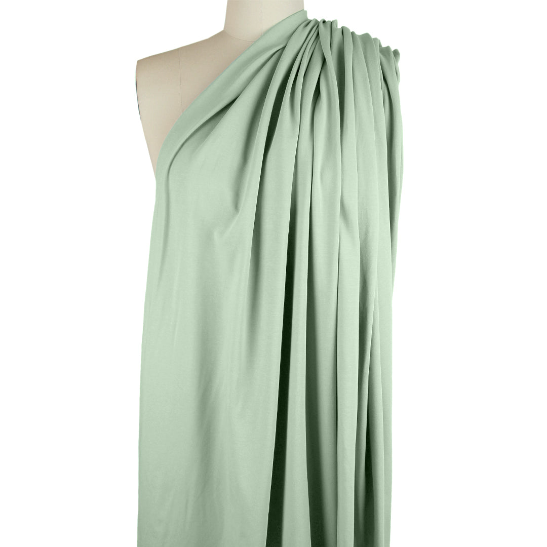 Dutch 220 gms cotton/spandex knit - dusty sage .625 yds