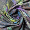 Dutch digital 'blooms and plumes' cotton knit Oeko-Tex cert. 1.375 yd