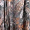 Dutch digital 'blooms and plumes' cotton knit Oeko-Tex - spice/gray 1.5 yd