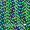 Dutch digital 'shape friends' cotton knit, Oeko-Tex cert. - green/blue .625 yds