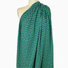 Dutch digital 'shape friends' cotton knit, Oeko-Tex cert. - green/blue .625 yds