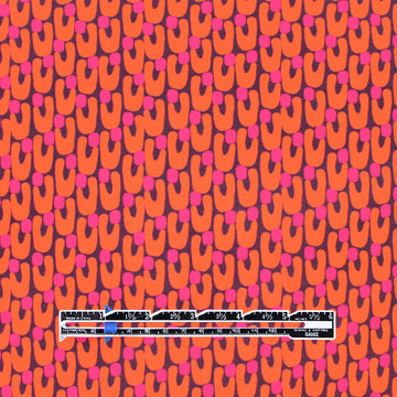 Dutch digital 'shape friends' cotton knit, Oeko-Tex cert. - spice tones .5 yds