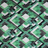 Dutch digital 'diamond perspective' cotton knit Oeko-Tex cert. .75 yds