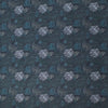 Dutch digital 'etched stones' cotton knit Oeko-Tex cert. - black/teal .75 yds