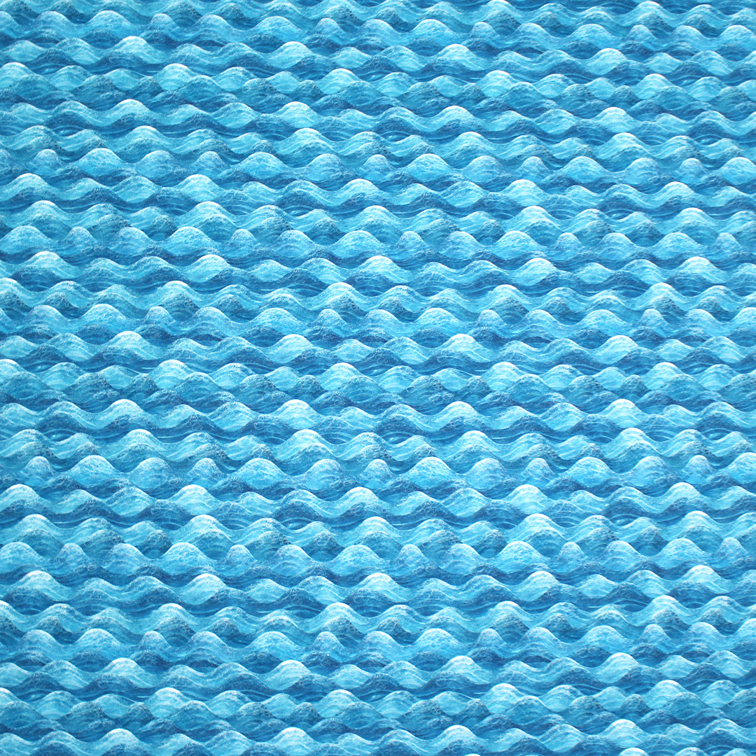 Dutch digital 'ebb and flow' cotton knit, Oeko-Tex cert. 1.125 yds