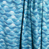 Dutch digital 'ebb and flow' cotton knit, Oeko-Tex cert. 1.125 yds