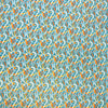 Dutch digital 'streamers' cotton knit Oeko-Tex cert. - orange/blue .5 yds