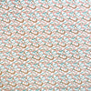 Dutch digital 'streamers' cotton knit Oeko-Tex cert. - pink/teal 1.5 yd