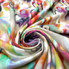 Dutch digital 'color mirage' cotton knit Oeko-Tex cert. 1 yard