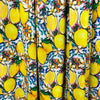 Dutch digital 'lemons from Mallorca' cotton knit, Oeko-Tex cert. 1 yard