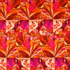 Dutch digital 'gated garden' cotton knit, Oeko-Tex cert. - spice tones 1.875 yd