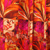 Dutch digital 'gated garden' cotton knit, Oeko-Tex cert. - spice tones 1.875 yd