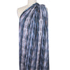 Dutch digital 'strata' cotton knit, Oeko-Tex cert. - blue tones 1.125 yds