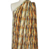 Dutch digital 'strata' cotton knit, Oeko-Tex cert. - spice tones 2 yds