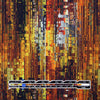 Dutch digital 'pixel sunset' cotton knit, Oeko-Tex cert. 2.125 yd