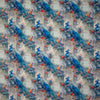 Dutch digital 'peacock oasis' cotton knit, Oeko-Tex cert. 2.125 yd