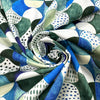 Dutch digital 'shape shift' cotton knit, Oeko-Tex cert. - blue/green 1.375 yds