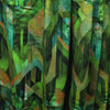 Dutch digital 'forest prism' cotton knit, Oeko-Tex cert. 1.4 yds