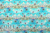Dutch digital 'dandelion puffs' cotton knit Oeko-Tex cert. 1.25 yd