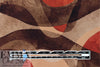 Dutch digital 'red earth waves' viscose knit Oeko-Tex cert. .5 yds