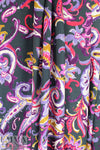 Italian 'Ikat paisley' ECOVERO viscose challis woven .5 yds