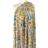 ECOVERO 'dancing paisley' viscose crepe woven .75 yds