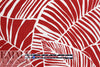 Italian 'scarlet palms' ECOVERO viscose challis woven 1.5 yd