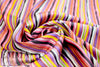 Italian 'diagonal stripe' ECOVERO satin finish viscose woven 1.625 yd