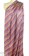 Italian 'diagonal stripe' ECOVERO satin finish viscose woven 1.625 yd