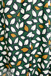 Italian 'forest leaves' ECOVERO drapey viscose woven 1.5 yd