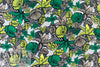 Italian 'lily and friends' ECOVERO viscose challis woven 1.75 yd