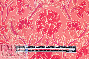 'deco drama' floral ECOVERO viscose satin woven 1.25 yds