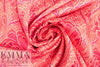 'deco drama' floral ECOVERO viscose satin woven .5 yds
