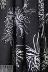 The Ko0ples black/white floral ECOVERO viscose challis .625 yds