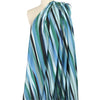 Italian 'waterway' ECOVERO viscose satin finish woven 2 yds