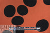 MTM ECOVERO viscose twill Oeko-Tex cert., sienna dot 1.625 yd