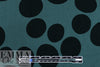 MTM ECOVERO viscose twill Oeko-Tex cert., dark teal dot 1.25 yd