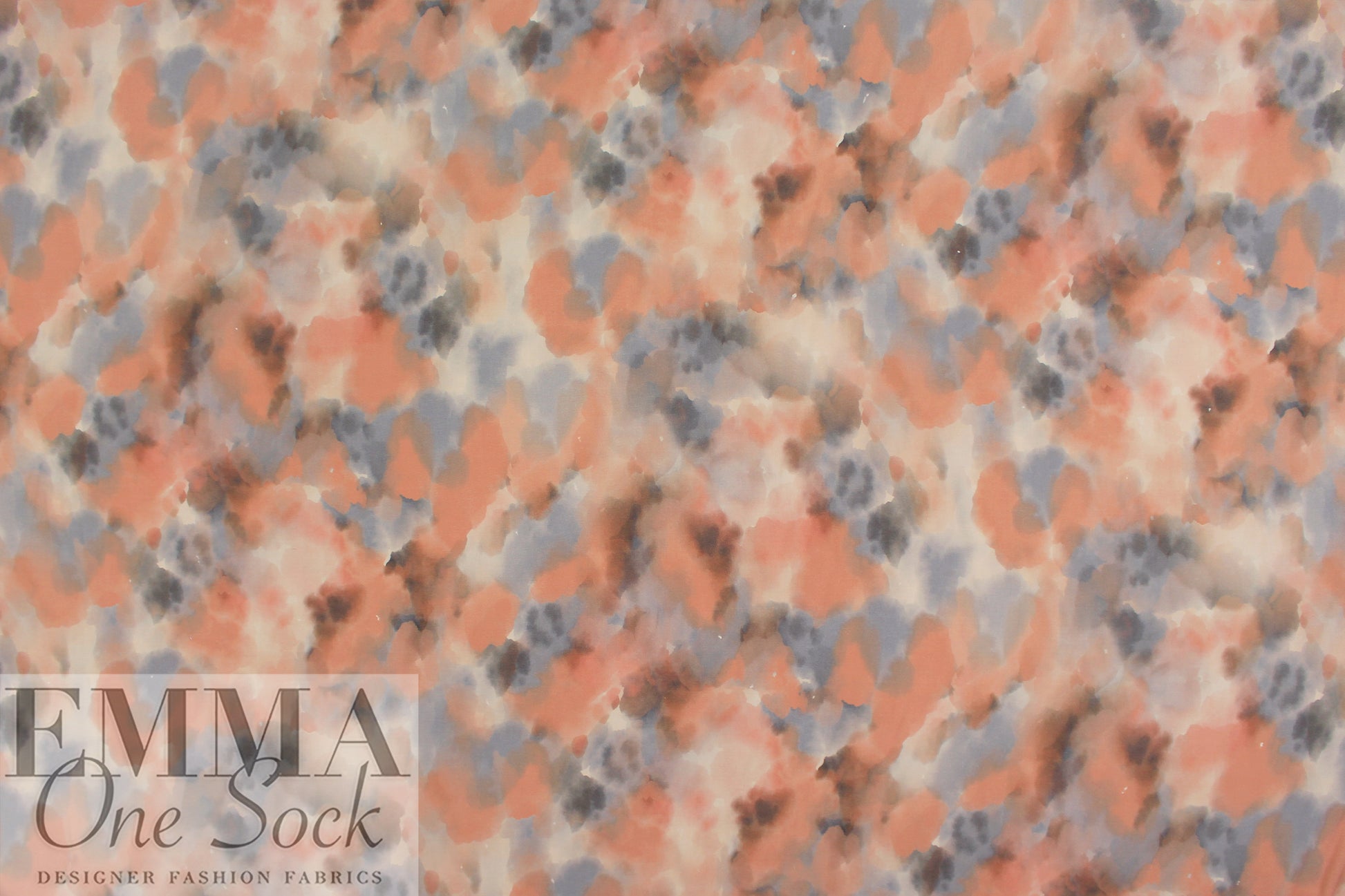 Italian 'peachy clouds' ECOVERO drapey viscose woven 1.75 yds
