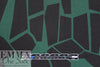 MTM ECOVERO jersey Oeko-Tex cert., 'odd puzzle' - green/grey .625 yds