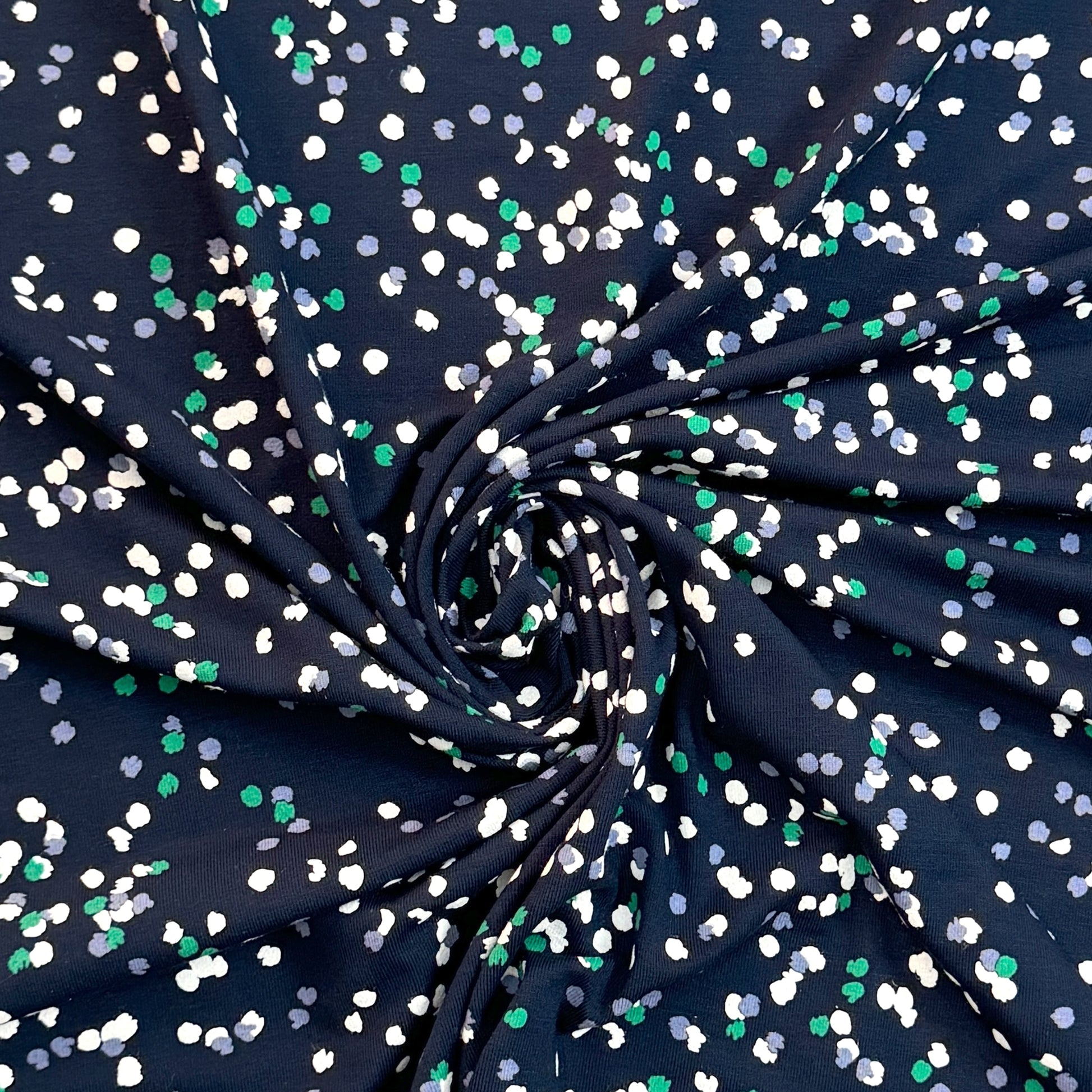 MTM ECOVERO jersey 'valo', Oeko-Tex cert.- indigo night .5 yds