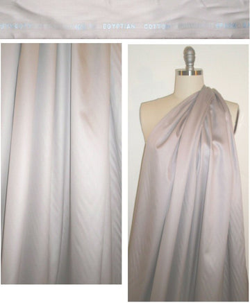 Giza 100% egyptian cotton shirting - stone 1.45 yd