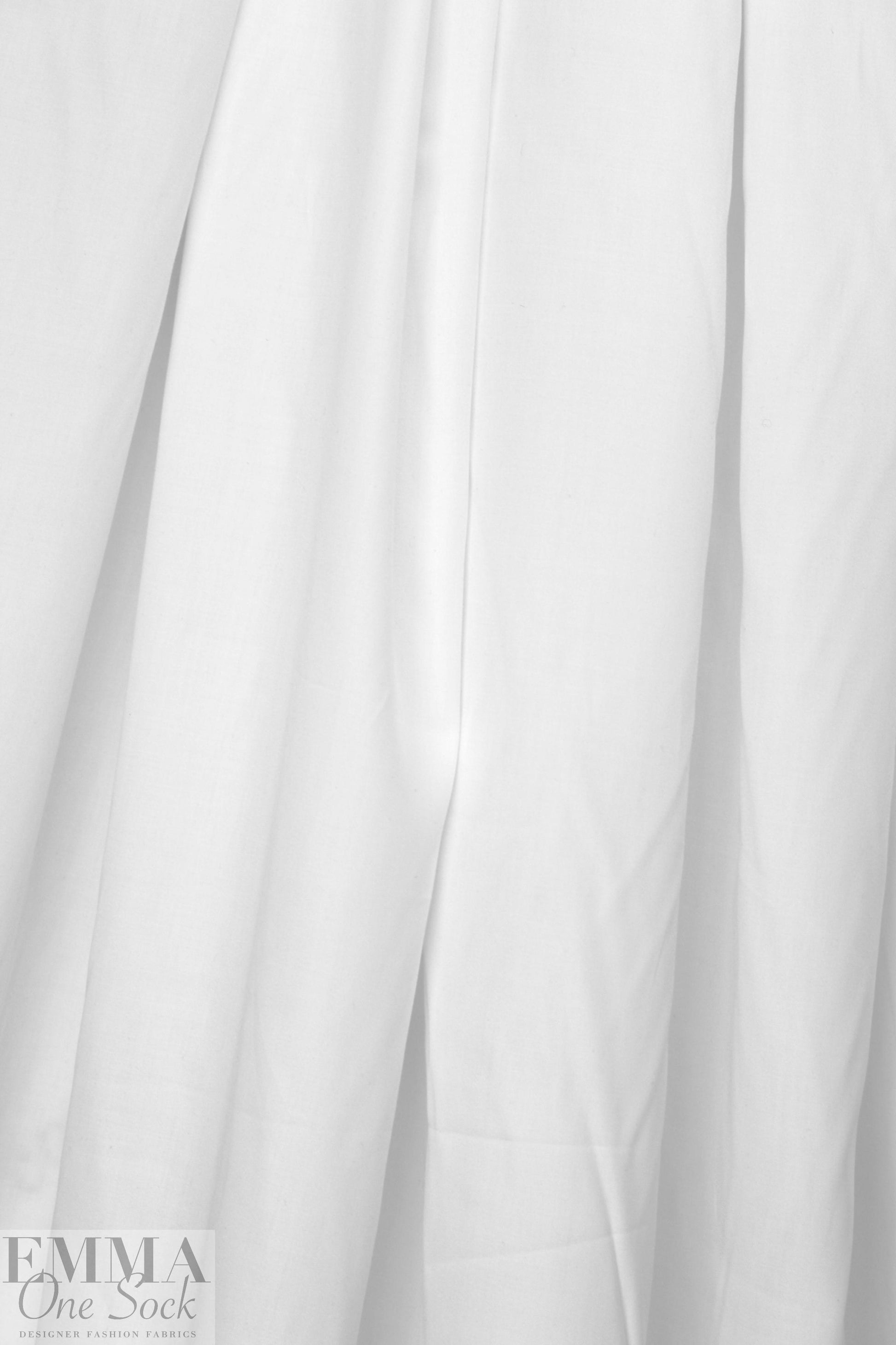 Giza 100% egyptian cotton shirting - natural white 1.5 yds