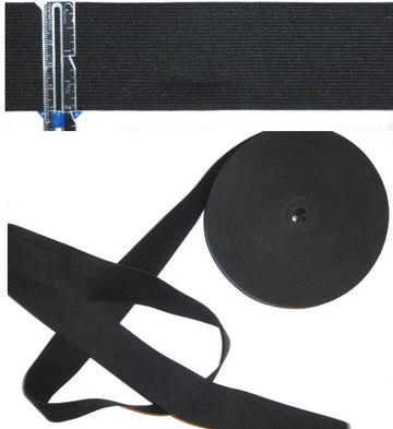 J0nes NY black 2-inch wide elastic