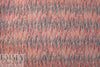 NY designer printed, embroidered raw silk - coral jungle