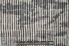 NY designer printed, embroidered silk/linen - mint stripe