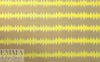 NY designer embroidered voile - khaki/lemon static 2 yd
