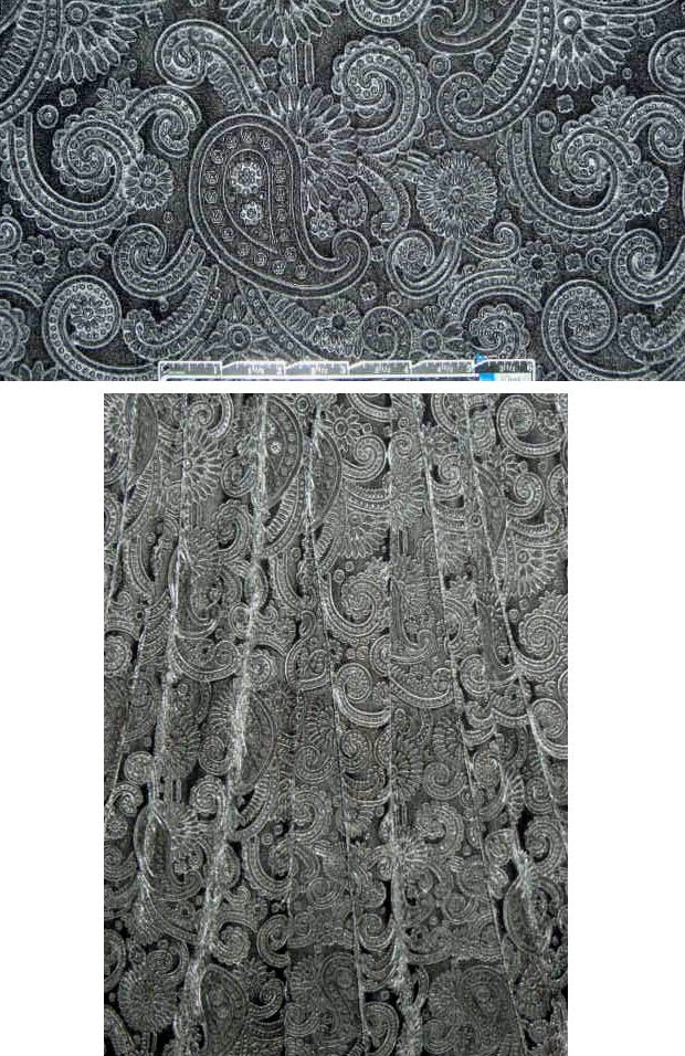 'hammered metal' embossed velvet knit - gunmetal .625 yds