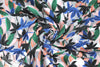 famous designer colorful leaves embroidered organza