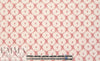 NY designer emb. crinkle silk/cotton voile - pink/ivory 1.75 yds