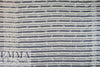 CA designer embroidered border cotton damask stripe woven 1.75 yd